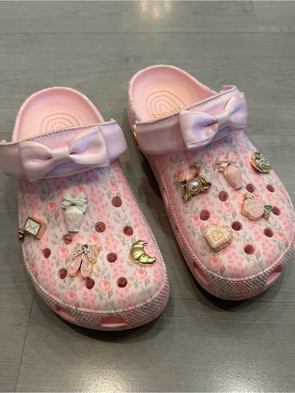 Love Shack Fancy Crocs Classic Clog Pink Milk Women Size US 10 Size 8 Men’s